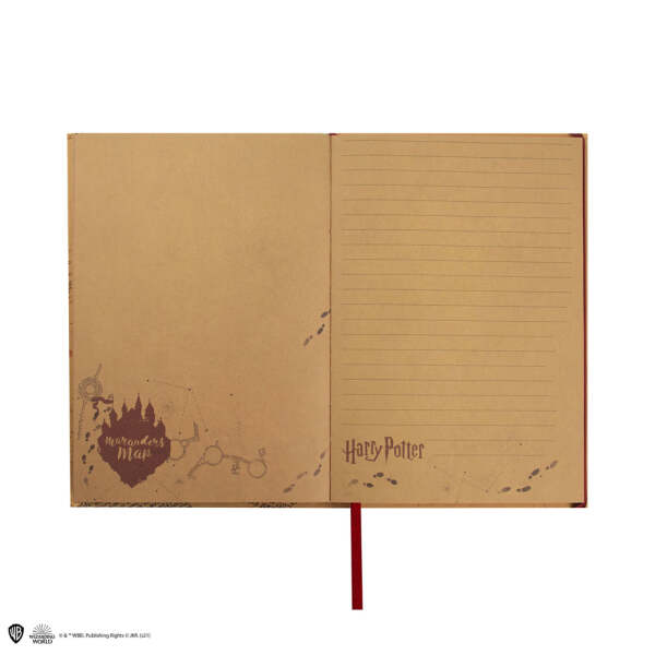 Libreta Marauder’s Map Harry Potter A5 Cinereplicas