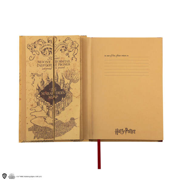 Libreta Marauder’s Map Harry Potter A5 Cinereplicas