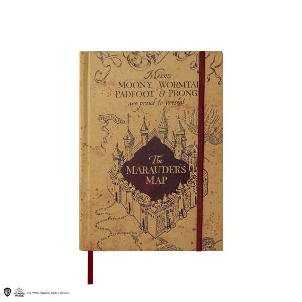 Libreta Marauder’s Map Harry Potter A5 Cinereplicas