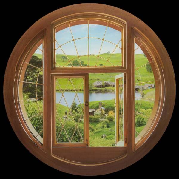 Pegatina Vinilo Hobbit Window El Hobbit