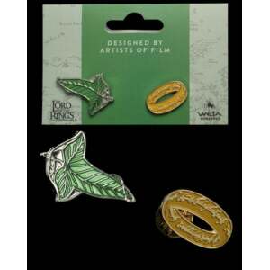 Pins Elfen Leaf & One Ring El Señor de los Anillos Pack de 2 Weta