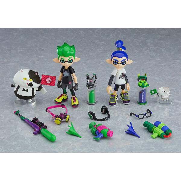 Figuras Splatoon Boy Splatoon / Splatoon 2 Pack de 2 Figma DX Ver. 10 cm GSC - Collector4U.com