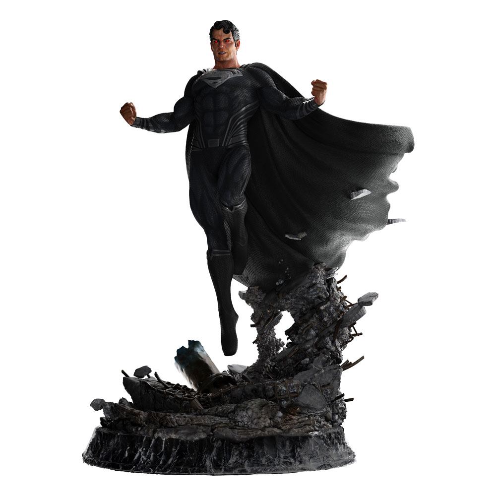 Estatua Superman La Liga de la Justicia de Zack Snyder 1/4 Black Suit 65 cm Weta