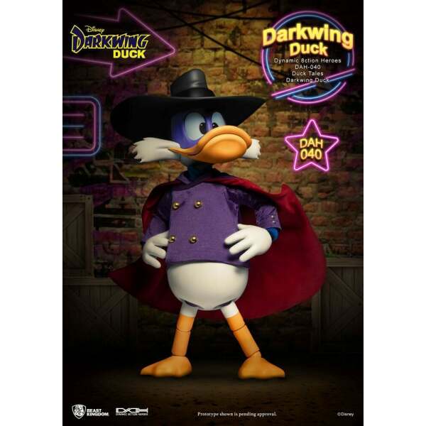 Figura Dynamic 8ction Heroes 1/9 Darkwing Duck Darkwing Duck 16 cm - Collector4U.com