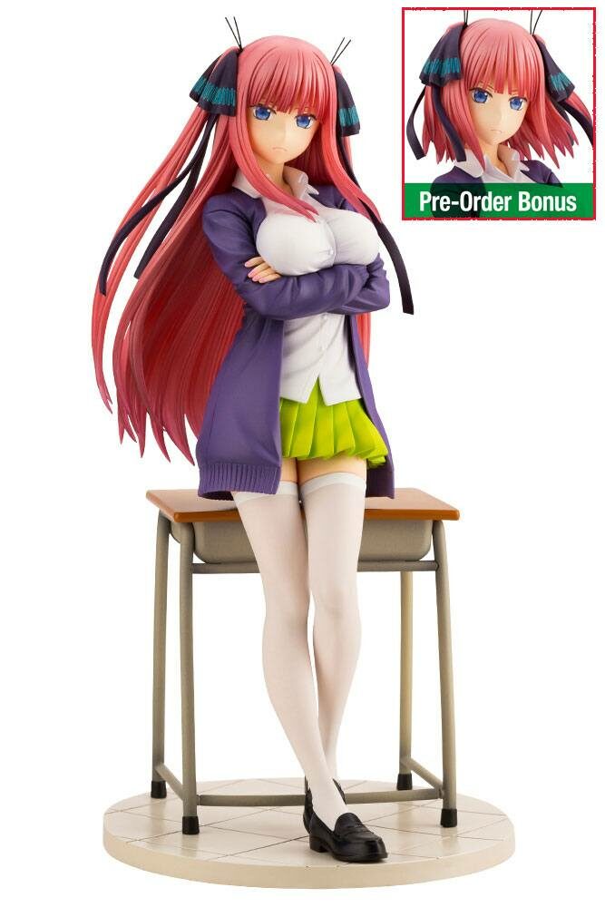 Estatua Nino Nakano The Quintessential Quintuplets PVC 1/8 Bonus Edition 22 cm Kotobukiya