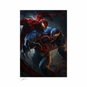 Litografia Venom vs Carnage Marvel 46 x 61 cm - SIN ENMARCAR - Collector4U.com