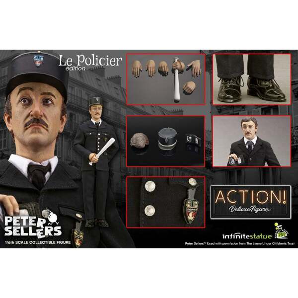 Figura Peter Sellers Le Policier, Jacques Clouseau 1/6 Infinite Statue 30cm - Collector4U.com