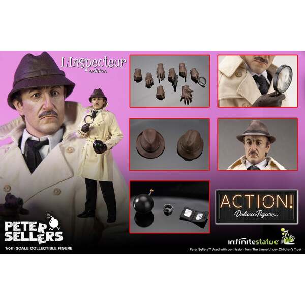 Figura Inspector Jacques Clouseau, Peter Sellers1/6 Infinite Statue 30cm - Collector4U.com