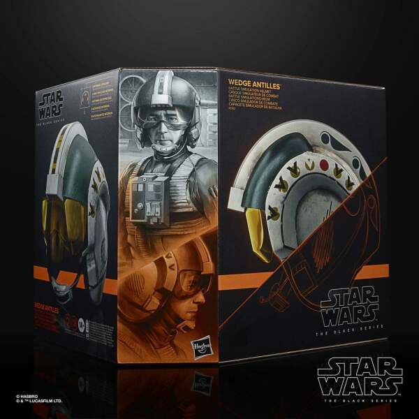 Casco Electrónico Wedge Antilles Star Wars Episode IV Black Series Battle Simulation Helmet Hasbro - Collector4U.com