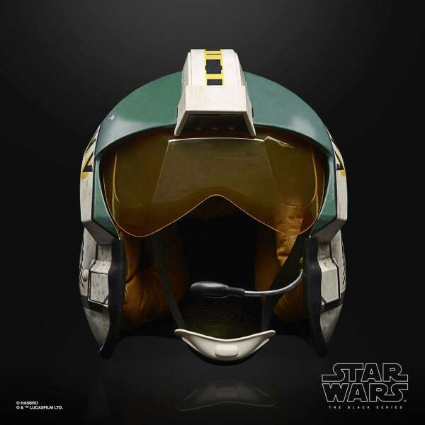 Casco Electrónico Wedge Antilles Star Wars Episode IV Black Series Battle Simulation Helmet Hasbro - Collector4U.com