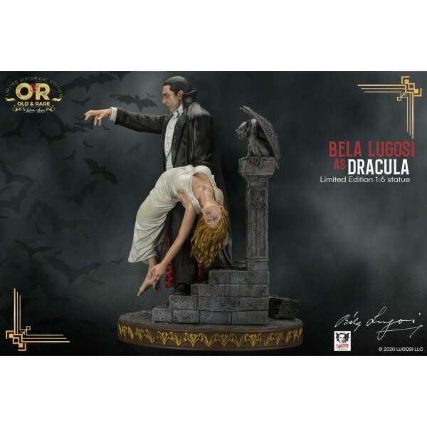 Estatua Bela Lugosi Drácula, Old & Rare Infinite Statue 30cm - Collector4U.com