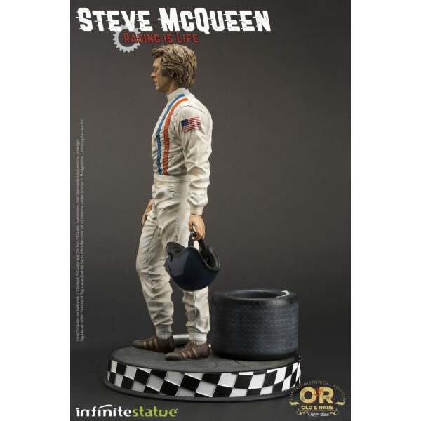 Estatua Steve McQueen Le Mans, Old & Rare Infinite Statue 32cm - Collector4U.com