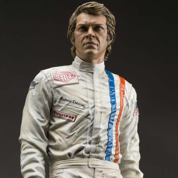 Estatua Steve McQueen Le Mans, Old & Rare Infinite Statue 32cm - Collector4U.com