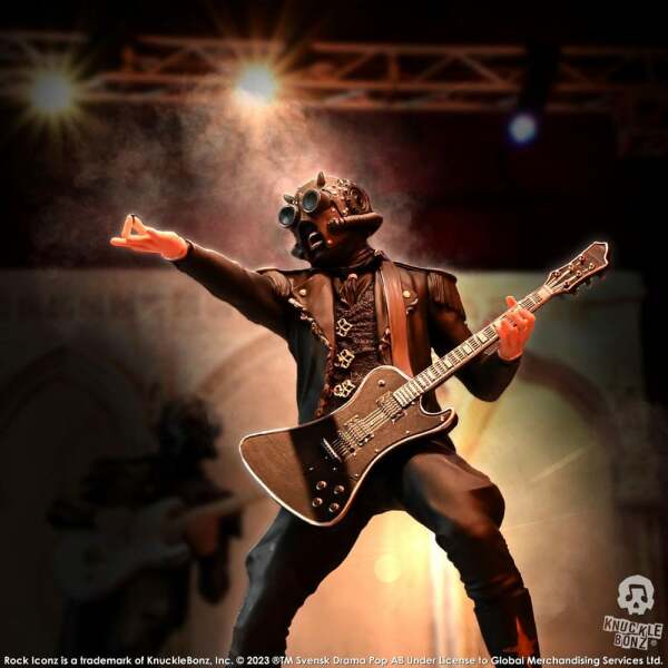 Ghost Estatua Rock Iconz Nameless Ghoul (Black Guitar) Limited Edition 22 cm