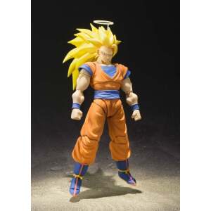 Figura Son Goku SSJ 3 Dragonball Z S.H. Figuarts Bandai Tamashii Nations, 16 cm - Collector4U.com