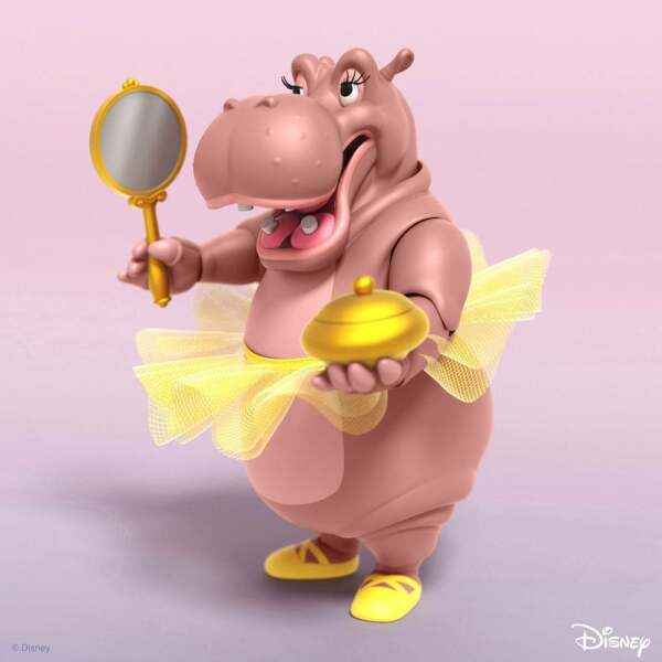 Figura Hyacinth Hippo Fantasia Disney Ultimates 18cm Super7