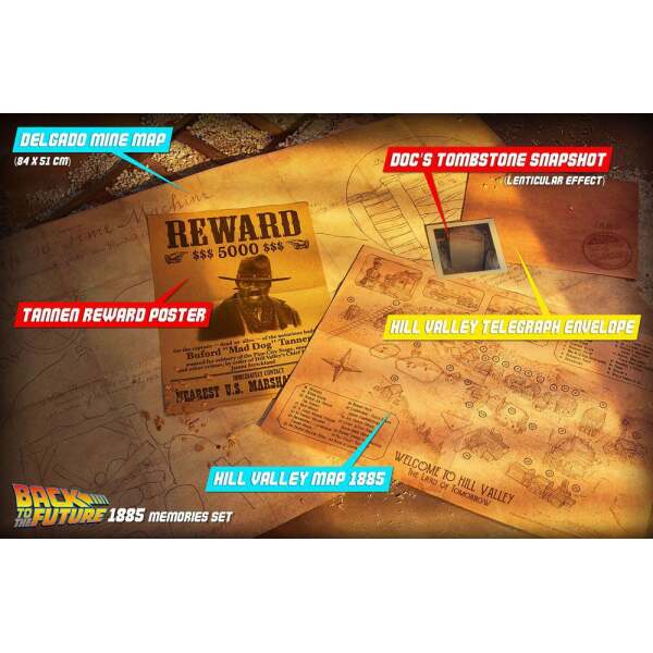 Kit Recuerdos Regreso al futuro Time Travel Memories Kit Standard Edition, Doctor Collector - Collector4U.com