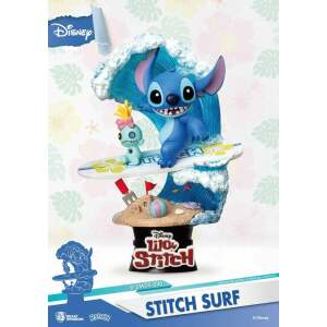 Diorama Stitch Surf Disney Summer Series PVC D-Stage 15 cm Beast Kingdom Toys - Collector4U.com