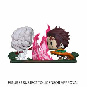 Pack de 2 Funko POP Tanjiro vs. Rui Demon Slayer POP Moment! Vinyl Figuras 9 cm - Collector4U.com