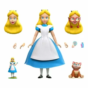 Figura Alice Alicia en el país de las maravillas Disney Ultimates 18 cm Super7 - Collector4U.com