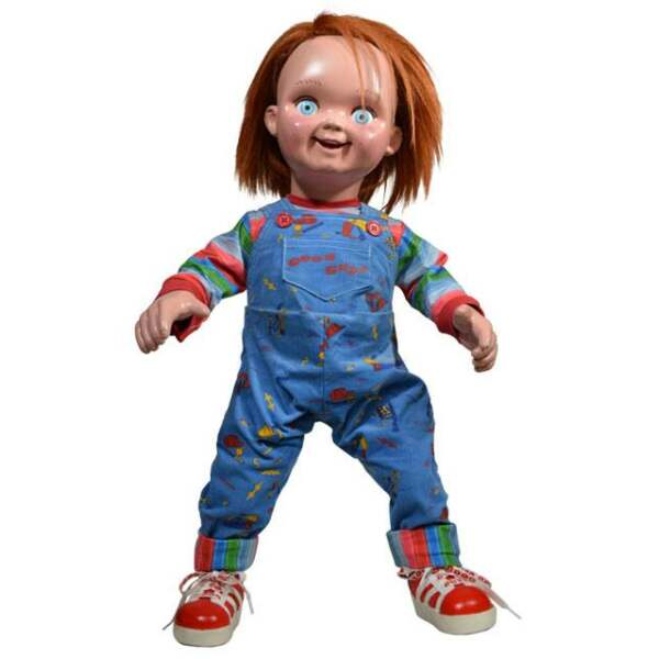 Réplica Chucky Muñeco diabólico 2 1/1 Good Guys 74cm Trick or Treat - Collector4U.com