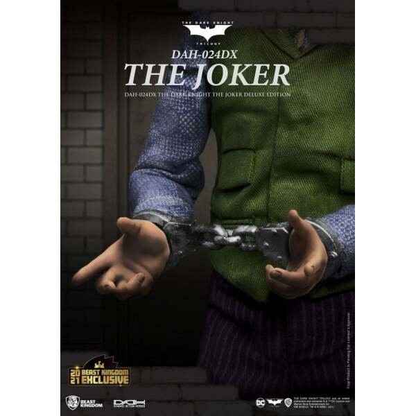 Figura The Joker Deluxe Version Batman The Dark Knight Dynamic 8ction Heroes 1/9 21cm - Collector4U.com