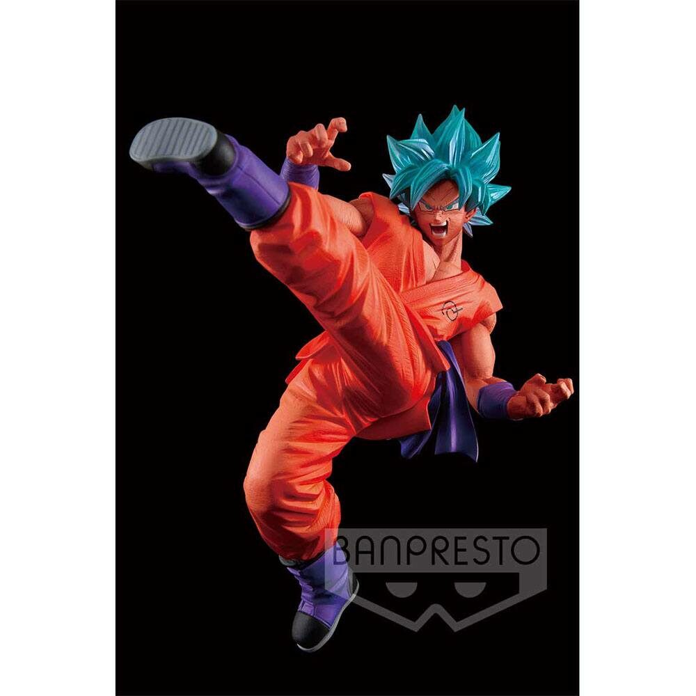 ESTÁTUA DRAGON BALL SUPER GOKU SUPER SAYAJIN GOD FES BANPRESTO