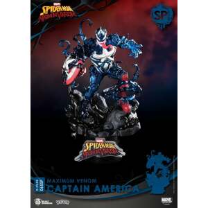 Diorama Maximum Venom Captain America Special Edition Marvel Comics PVC D-Stage 16cm Beast Kingdom - Collector4U.com