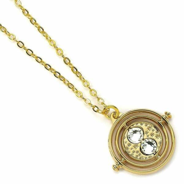 Collar con Colgante Fixed Time Turner Harry Potter (dorado) - Collector4U.com