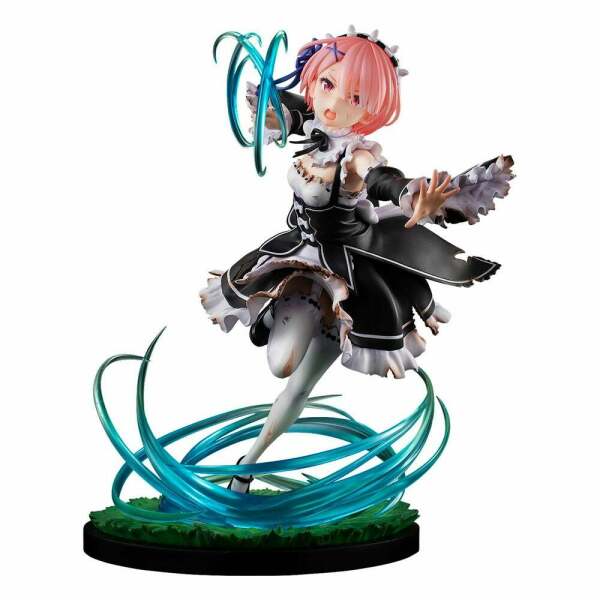 Estatua Ram Battle with Roswaal Ver. Re:ZERO -Starting Life in Another World- PVC 1/7 Kadokawa 24cm - Collector4U.com