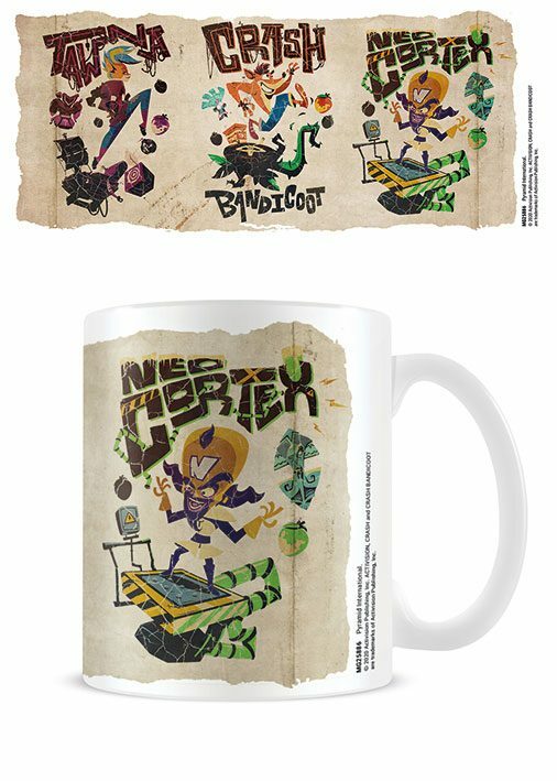 Taza Parch-Mental Crash Bandicoot 4