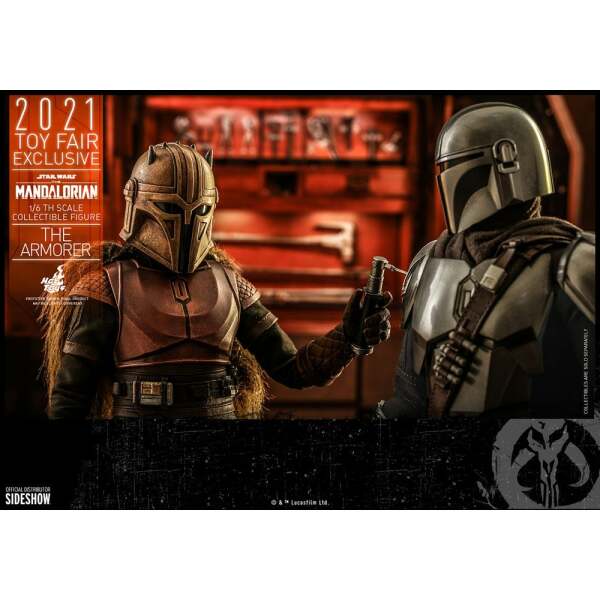 Figura The Armorer 2021 Star Wars The Mandalorian 1/6 Toy Fair Exclusive 29 cm Hot Toys - Collector4U.com