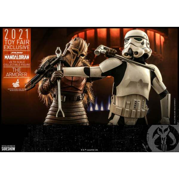 Figura The Armorer 2021 Star Wars The Mandalorian 1/6 Toy Fair Exclusive 29 cm Hot Toys - Collector4U.com