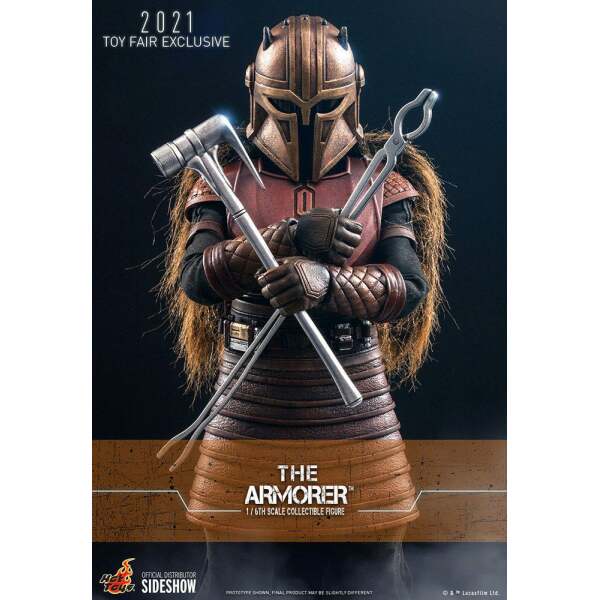 Figura The Armorer 2021 Star Wars The Mandalorian 1/6 Toy Fair Exclusive 29 cm Hot Toys - Collector4U.com