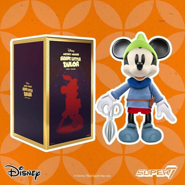 Figura Brave Little Tailor Mickey Mouse Disney Supersize Vinyl 40cm Super7