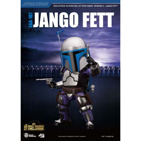 Figura Jango Fett Star Wars Episode Ii Egg Attack Bk Exclusive 16 Cm Beast Kingdom Toys 2