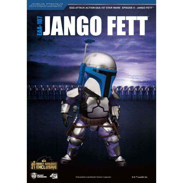 Figura Jango Fett Star Wars Episode Ii Egg Attack Bk Exclusive 16 Cm Beast Kingdom Toys 3