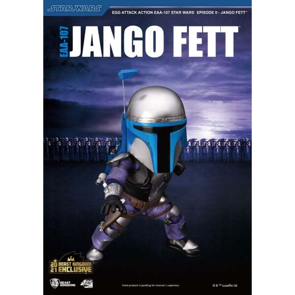 Figura Jango Fett Star Wars Episode Ii Egg Attack Bk Exclusive 16 Cm Beast Kingdom Toys 4