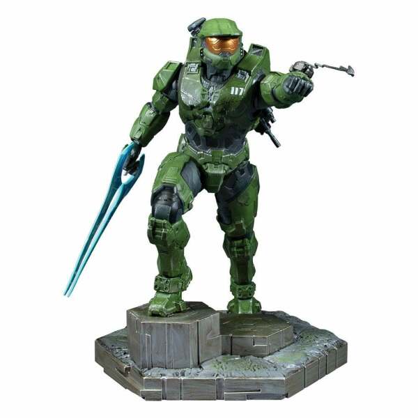 Estatua Master Chief & Grappleshot Halo Infinite PVC 26cm Dark Horse - Collector4U.com