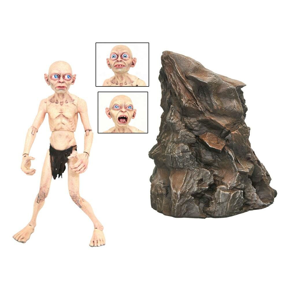 Figura Deluxe Gollum El Señor de los Anillos Diamond Select 28cm