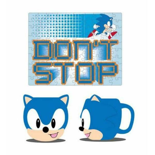 Taza y Puzzle Sonic the Hedgehog Set Sonic Fizz Creations - Collector4U.com