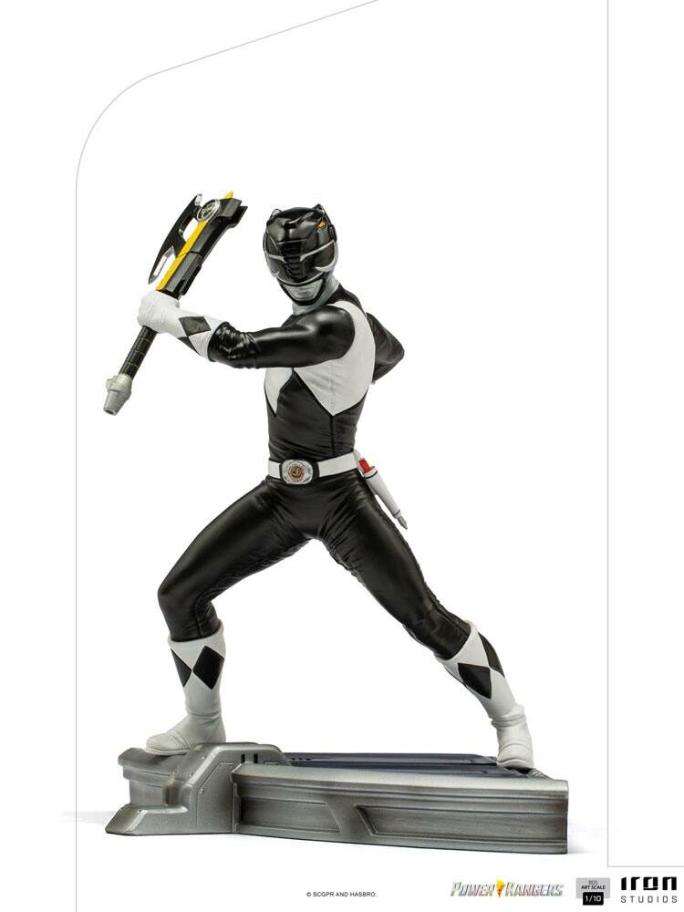 Estatua Black Ranger Power Rangers 1/10 BDS Art Scale 17cm Iron Studios