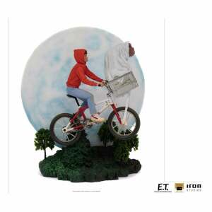 Estatua E.T. & Elliot Deluxe, E.T. El Extraterrestre 1/10 Art Scale 27cm Iron Studios - Collector4U.com