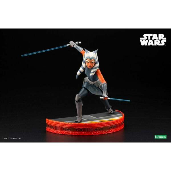 Estatua Ahsoka Tano Star Wars The Clone Wars PVC ARTFX 1/7 Kotobukiya 24cm - Collector4U.com