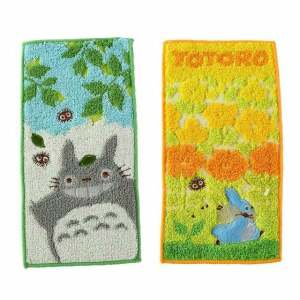 Set de 2 Mini Toallas Big and Medium Totoro Mi vecino Totoro 20 x 10 cm - Collector4U.com