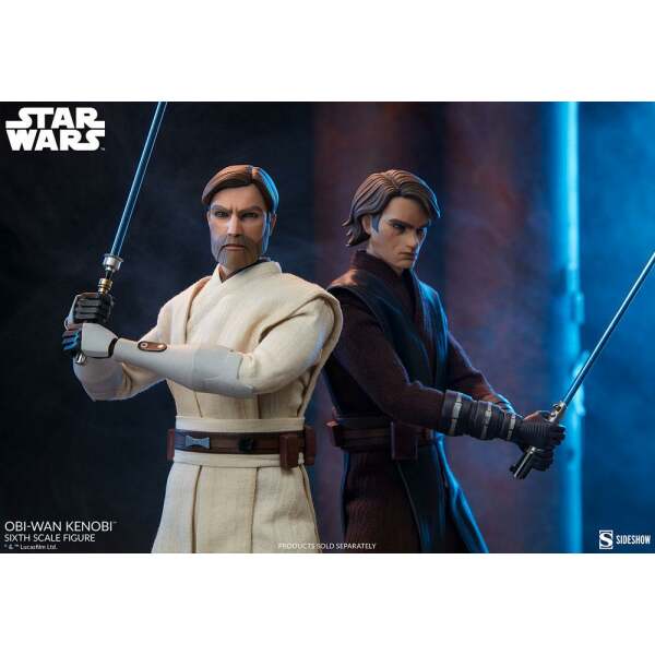 Figura Obi-Wan Kenobi Star Wars The Clone Wars 1/6 30 cm Sideshow - Collector4U.com