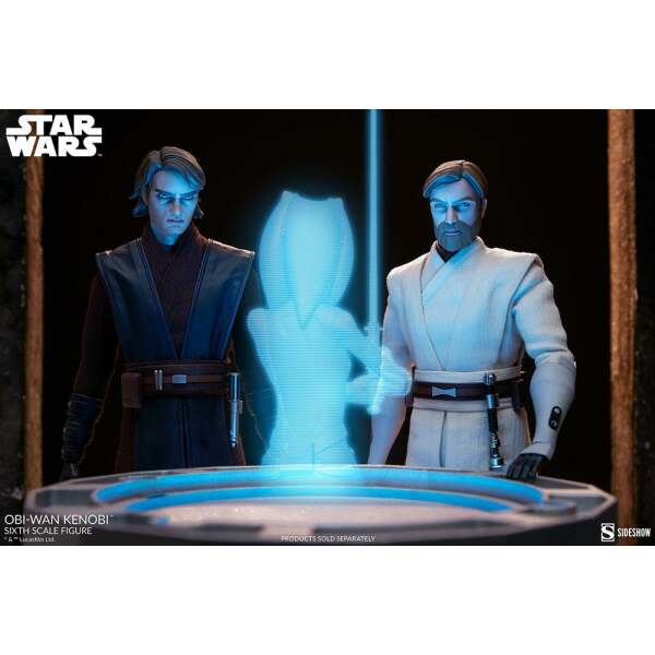 Figura Obi-Wan Kenobi Star Wars The Clone Wars 1/6 30 cm Sideshow - Collector4U.com