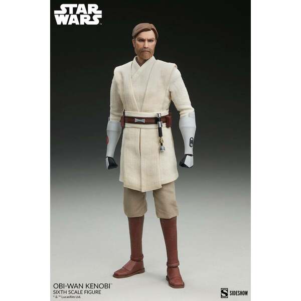 Figura Obi-Wan Kenobi Star Wars The Clone Wars 1/6 30 cm Sideshow - Collector4U.com