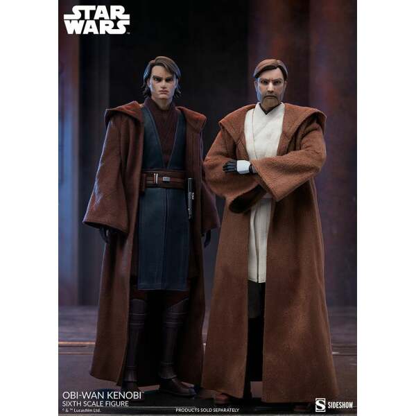 Figura Obi-Wan Kenobi Star Wars The Clone Wars 1/6 30 cm Sideshow - Collector4U.com