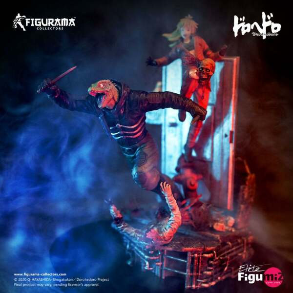 Diorama Dorohedoro Caiman & Nikaido Elite FigumiZ 1/8 37cm Figurama Collectors - Collector4U.com